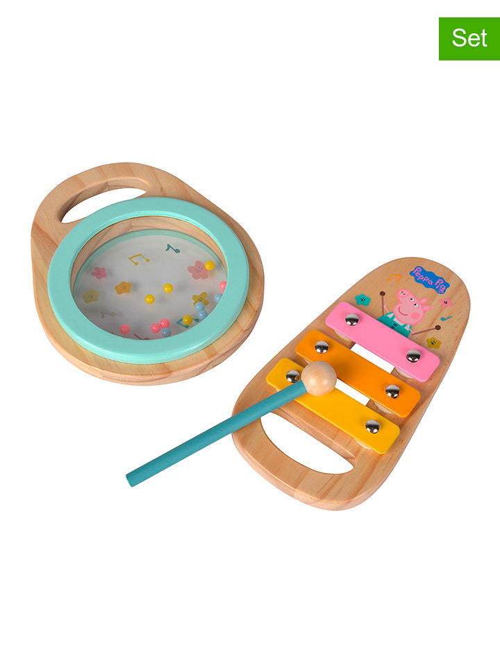 2tlg. Musik-Set "Peppa Pig" in Bunt - ab 12 Monaten - onesize