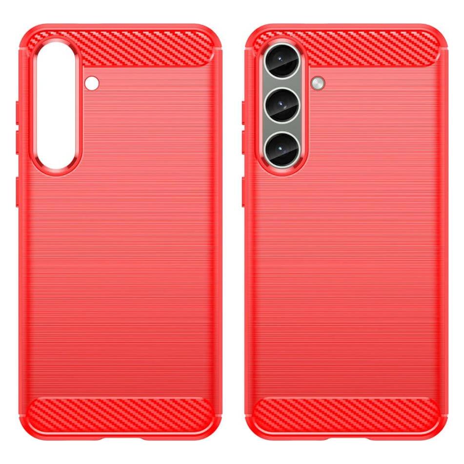 Cover-Discount Galaxy S25+ / S24+ Plus - Metall Carbon Look Hülle (Samsung Galaxy S24+, Samsung Galaxy S25+) (54227845)