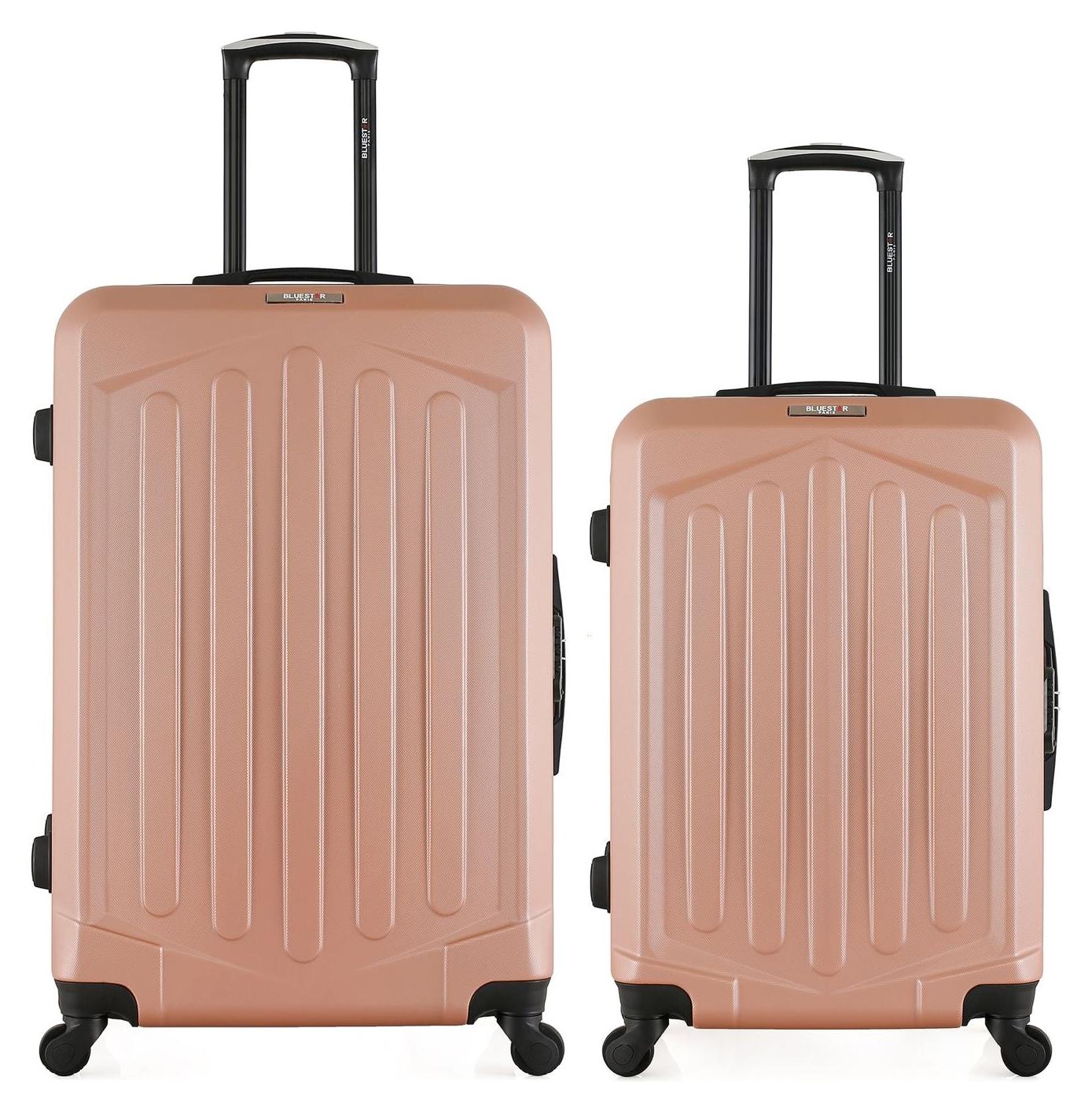 BLUESTAR - 2er-Set - HAGEN-Reisekoffer (groß) und Wochenendkoffer