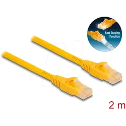 DELOCK 80102 - Patchkabel Cat.6A U/UTP Fast Tracing 2 m