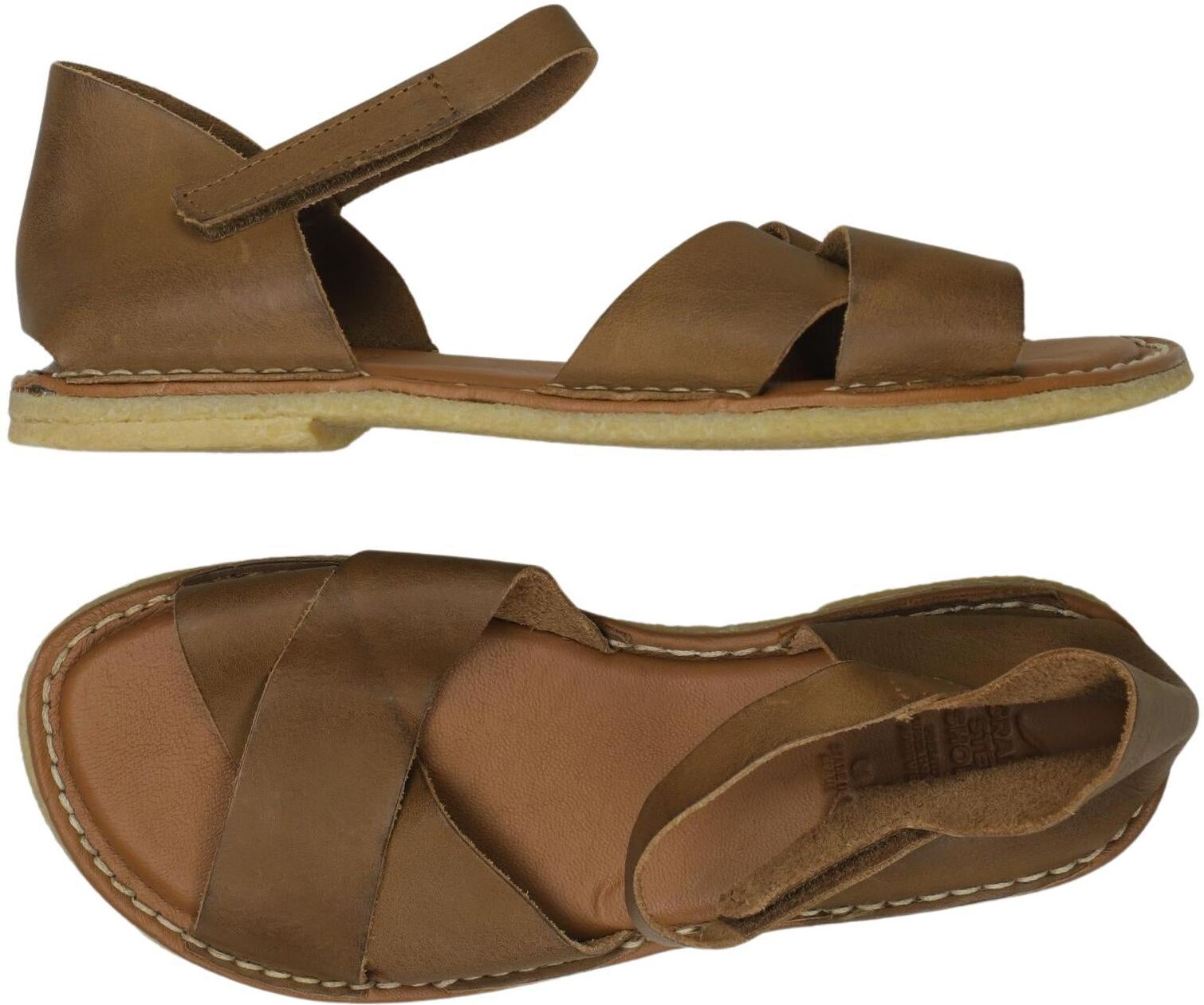 Grand Step Shoes Damen Sandalen, Braun, Gr. EU 38, Leder - Second Hand