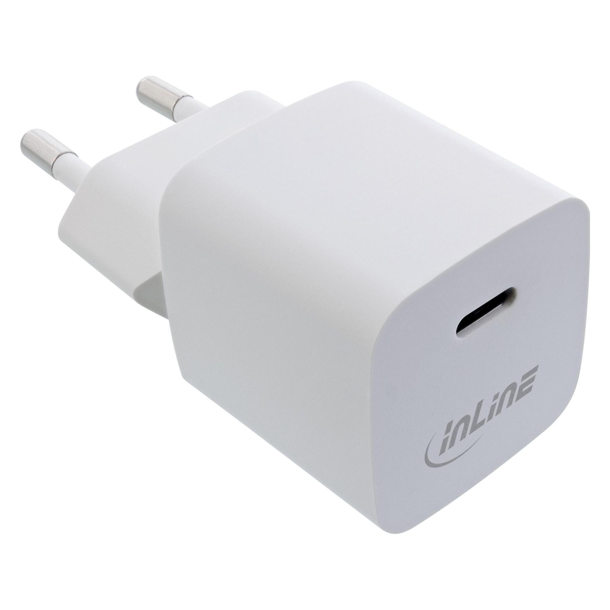 InLine USB Netzteil Ladegerät Single USB-C (33 W, 1 Port) (31501C)
