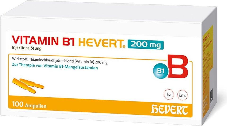 VITAMIN B HEVERT Vitamin B1 Hevert 200 mg Injektionslösung Ampullen