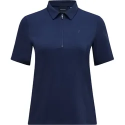 Peak Performance Polo Comfort Zip, navy