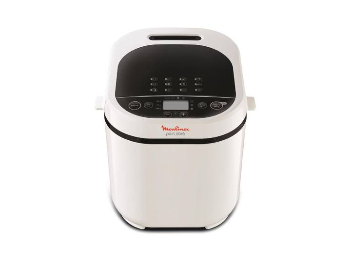 MOULINEX Brotbackautomat Pain Doré , weiss (weiß), B:31,8cm H:35,6cm, Brotbackautomaten, Brotbackautomat