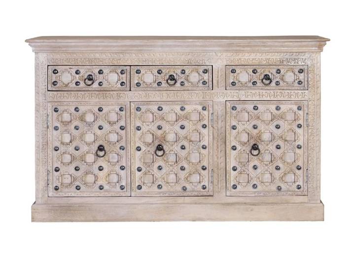 Buffet en bois de manguier couleur naturelle