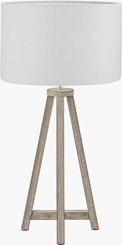 Canora Grey Solid Wood Standard White/Grey 68cm H X 35cm W X 35cm D