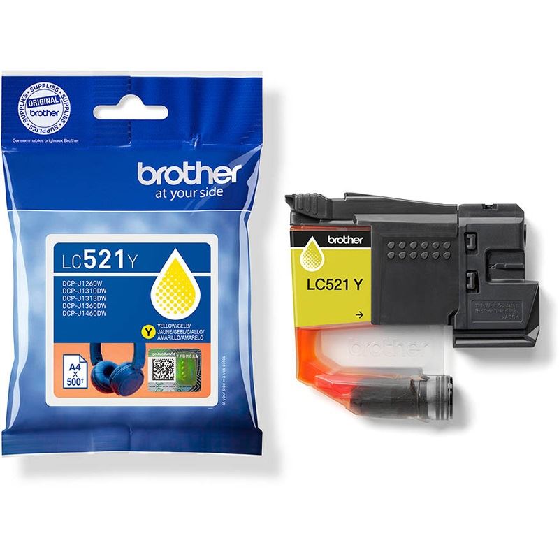 Brother Patrone LC-521Y Gelb