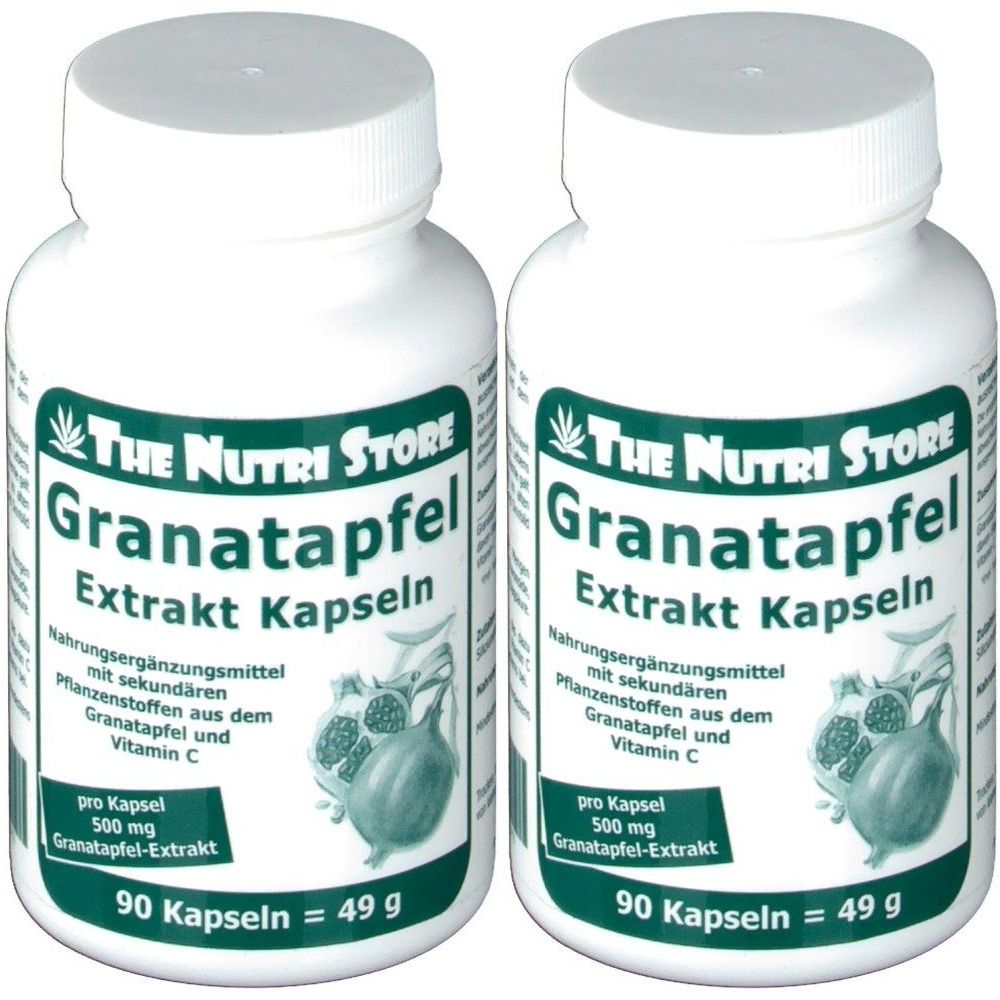 Granatapfel Extrakt 500 mg Kapseln 2x 2x90 St