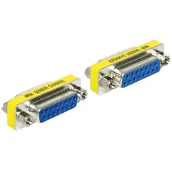 DELOCK 65480 - Adapter Sub-D 15Pin Buchse/Buchse