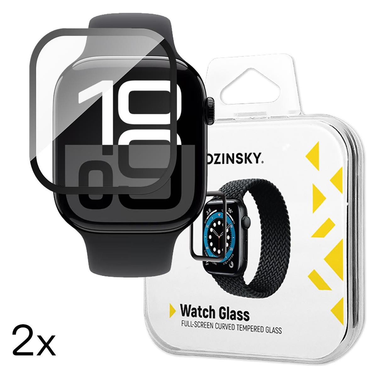 Wozinsky SzkÅo hartowane Full Glue do Apple Watch Series 10 46mm (2 szt.) (2x Wozinsky Full Glue Apple Watch Series 10 46 mm)
