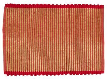 Saro Lifestyle Shiny Chic Shimmer Stripe Placemat (Set of 4)