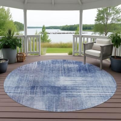 Addison Rugs Machine Washable Indoor/ Outdoor Modern Athens Chantille Rug