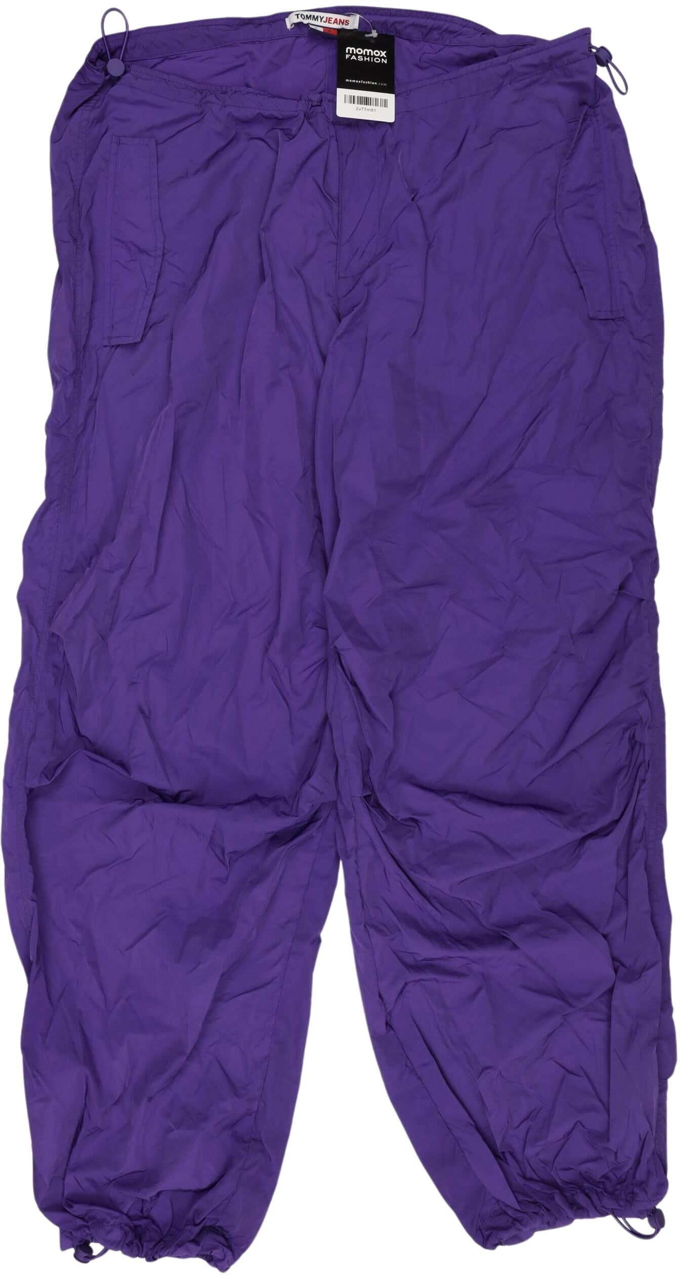 Tommy Jeans Damen Stoffhose, Lila, Gr. L, kein / Etikett - Second Hand