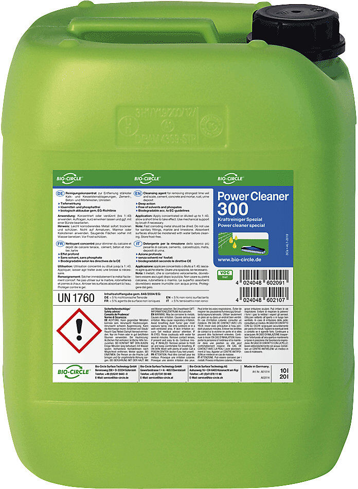 Reiniger Power Cleaner 300, im Kunststoff-Kanister, Inhalt 10 l Bio-Circle