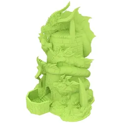 Feldherr Fates End Würfelturm Tiamat Grün für Tabletop & Rollenspiel (Kunststoff)