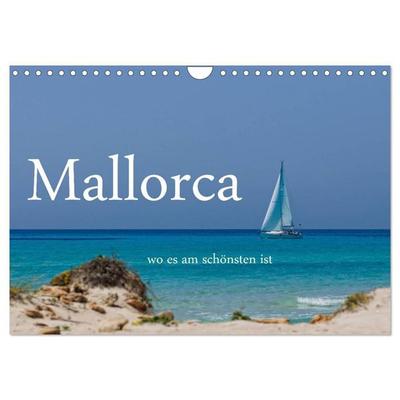 Mallorca wo es am schönsten ist (Wandkalender 2027 DIN A4 quer), CALVENDO Monatskalender