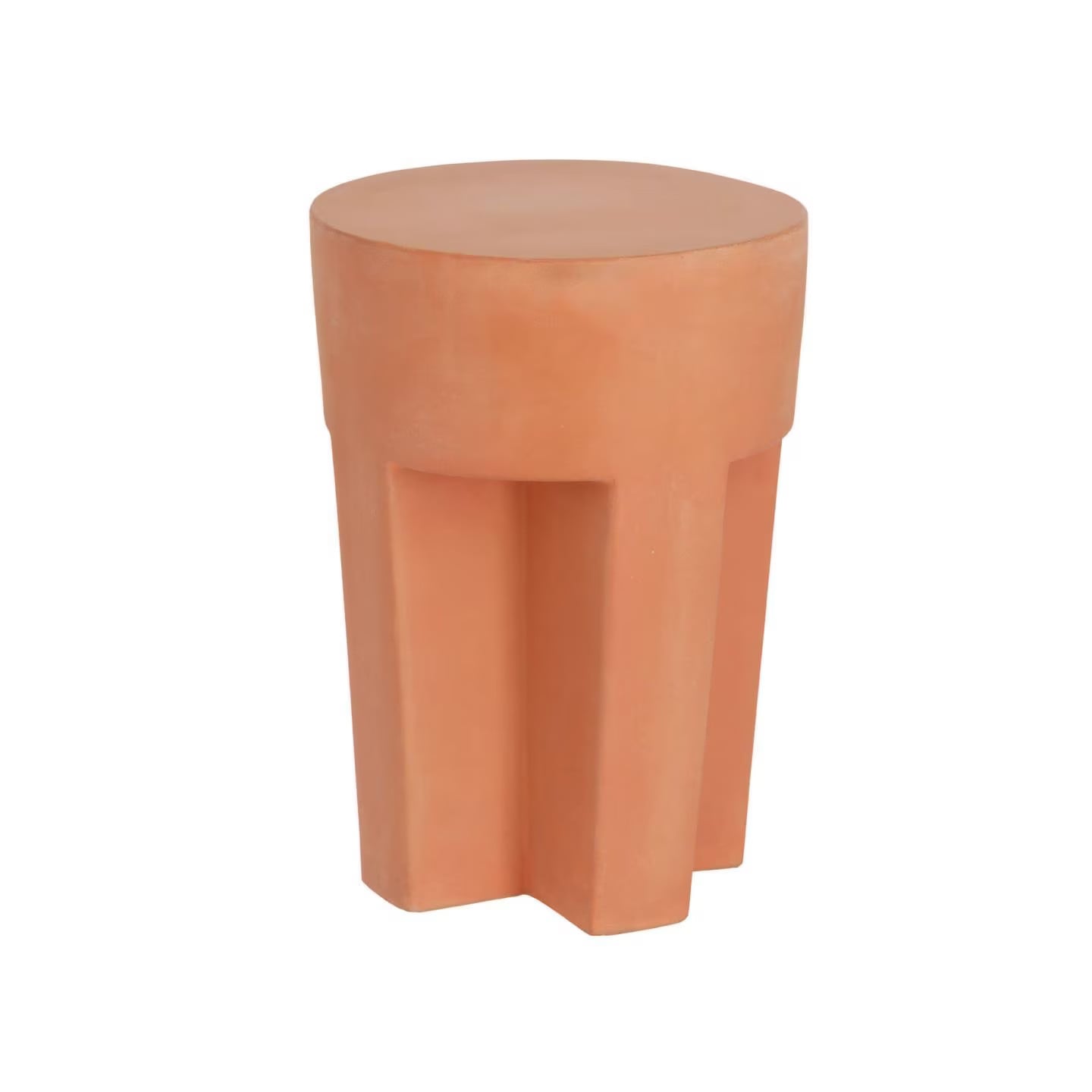 Kave Home Outdoor Bijzettafel Vilena - Roestbruin - Rond - Ø33 cm