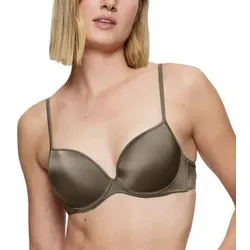Triumph Midnight Swim Push-Up Bikini Top Khaki D 40 Damen