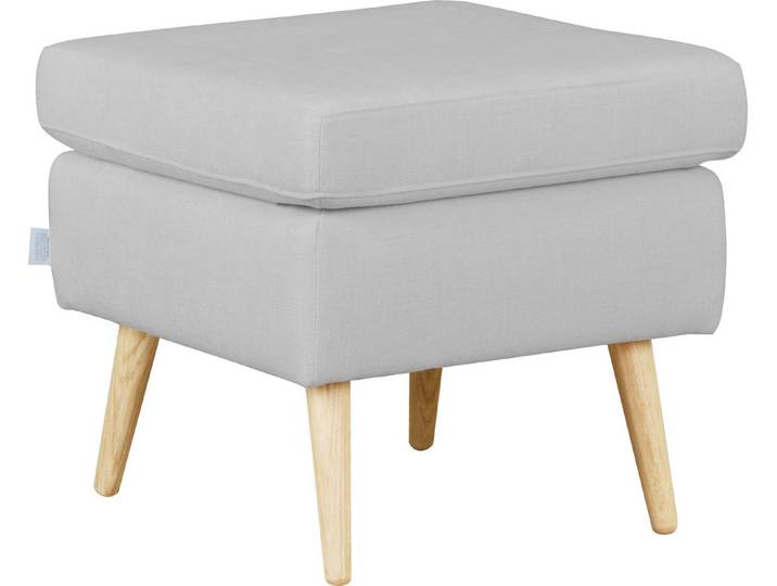 OTTO home Hocker Salla, Bezug auch in Luxus-Microfaser in Teddyfelloptik