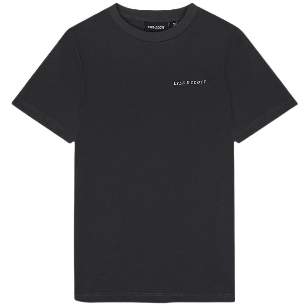 Lyle & Scott T-Shirt mit gesticktem Logo in Gunmetal Grey