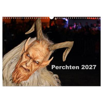 Perchten 2027 (Wandkalender 2027 DIN A3 quer), CALVENDO Monatskalender