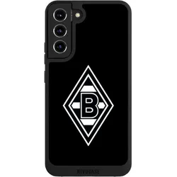 Nivocase Handyhülle für Samsung Galaxy S22+ Hülle NIVOpure Case Schwarz Borussia Mönchengladbach Gladbach (Samsung Galaxy S22+), Smartphone Hülle, Schwarz