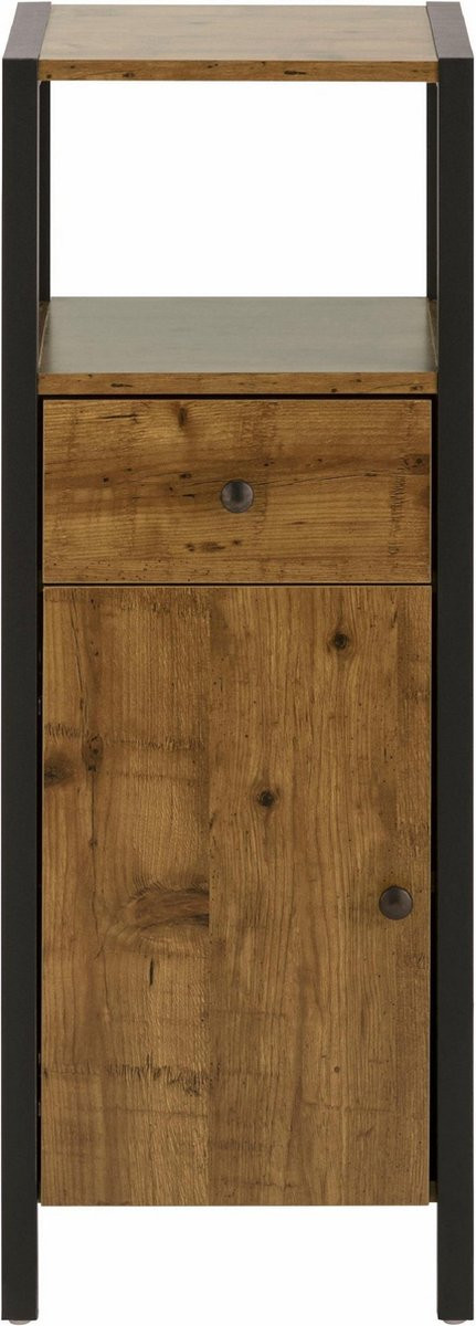 Notio Living Chris Kast met 1 deur en 1 lade in Eikenhoutlook