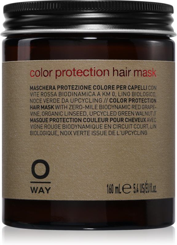 Oway Color Protection Hair Mask masque protecteur et réparateur pour cheveux colorés 160 ml