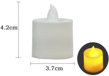 Uplift Treasures Battery Powered Flickering LED Tealight Candles Warm White a 24 pack(recommend)