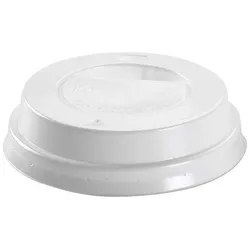 MONOUSO - Deckel Weiß für Becher 4Oz Ø6,2cm (100 Stück)