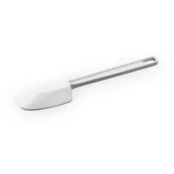 thermohauser Stielschaber Eco Line Löffelform 25,5 cm - Präzises Küchenwerkzeug & Teigschaber, 5,5 cm Breite, mit Aufhängeloch