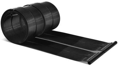 Costway 2 Pieces 10/16.4/20 Feet Weatherproof Solar Swimming Pool Heating System-L