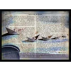 POSTER Papierboote A4 Rahmenlos