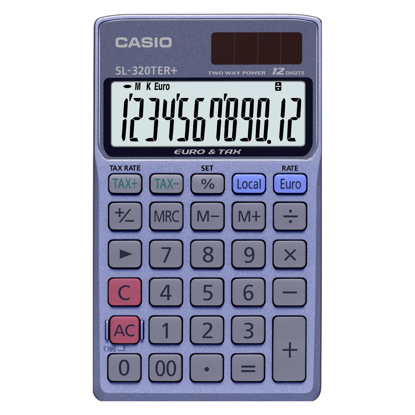 Casio Sl-320ter (Batteriebetrieb, Solarenergie) (SL-320TER+)