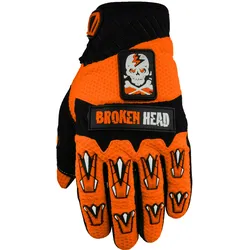 Broken Head MX-Handschuhe Faustschlag Orange L