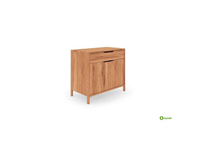 byoak Kommode Paul Kernbuche, Holz, 80x80x50 cm, Kleinmöbel, Kommoden, Kommoden