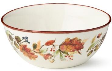 "Certified International Autumn Meadows Deep Bowl 10in x 4in - 10"" L x 10"" W x 4"" H"