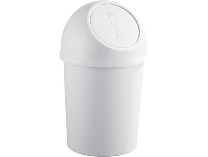 helit H2401182 - Push-afvalbak „the flip“ 13 L lichtgrijs