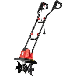 Wiltec, Vertikutierer, Elektro Bodenfräse 1050W 380U/min Kultivator Gartenfräse Gartenhacke