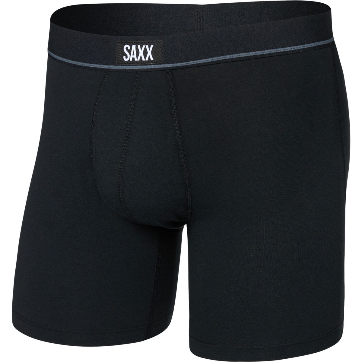 Saxx Essential Cotton Boxer Brief FLY black (BLK) L SXBB26F-BLK-L