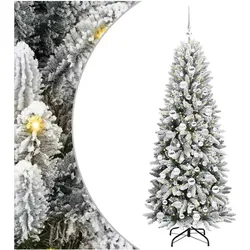 vidaXL, Weihnachtsbaum, Jannis (mit LEDs und Silberkugeln) (180 cm)