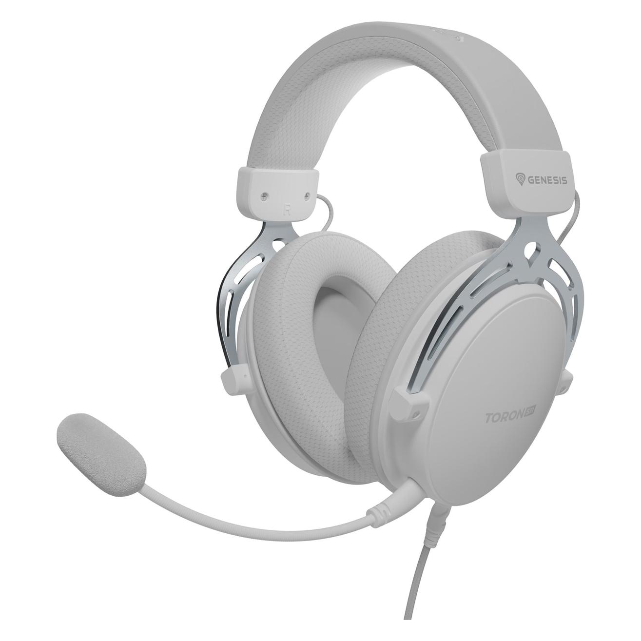 Genesis Wireless headphones Gaming Headset | Toron 531 | Wired | Over-Ear | Microphone | White (Kabelgebunden) (NSG-2339)