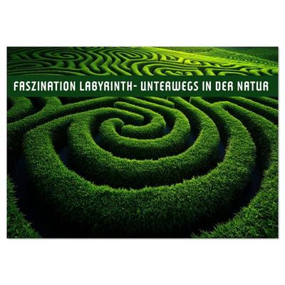Faszination LABYRINTH - unterwegs in der Natur (Wandkalender 2026 DIN A4 quer), CALVENDO Monatskalender