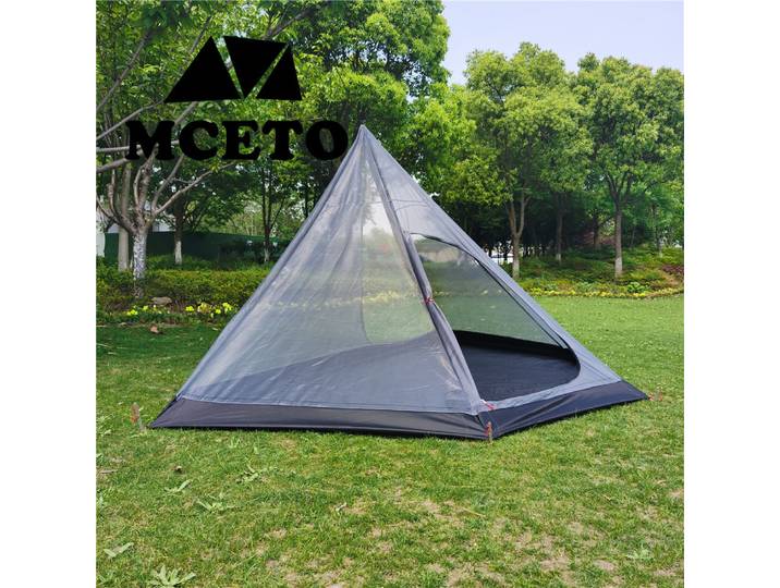 Tente de randonnée ultralégère en maille pour l'extérieur, tente pyramidale, Camping, pentagone, 2 tailles, nouvelle collection