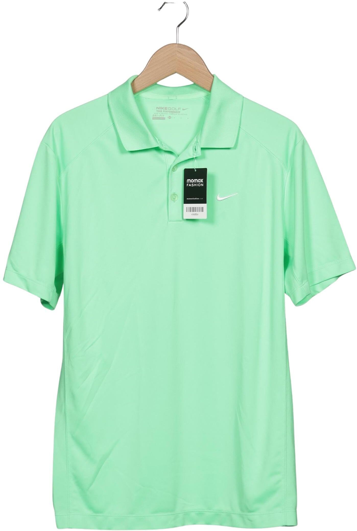 Nike Golf Herren Poloshirt, Hellgrün, Gr. M, Synthetik - Second Hand