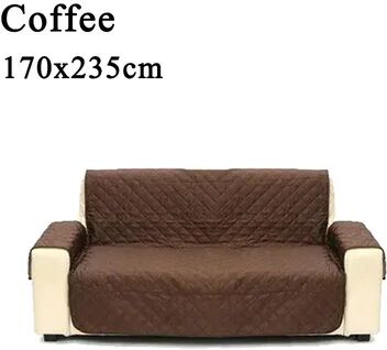 On Spot Shop Washable Non slip Sofa Covers, Wear resistant Pet Cushions Multi purpose Sofa Furniture Protectors coffee 170x235cm
