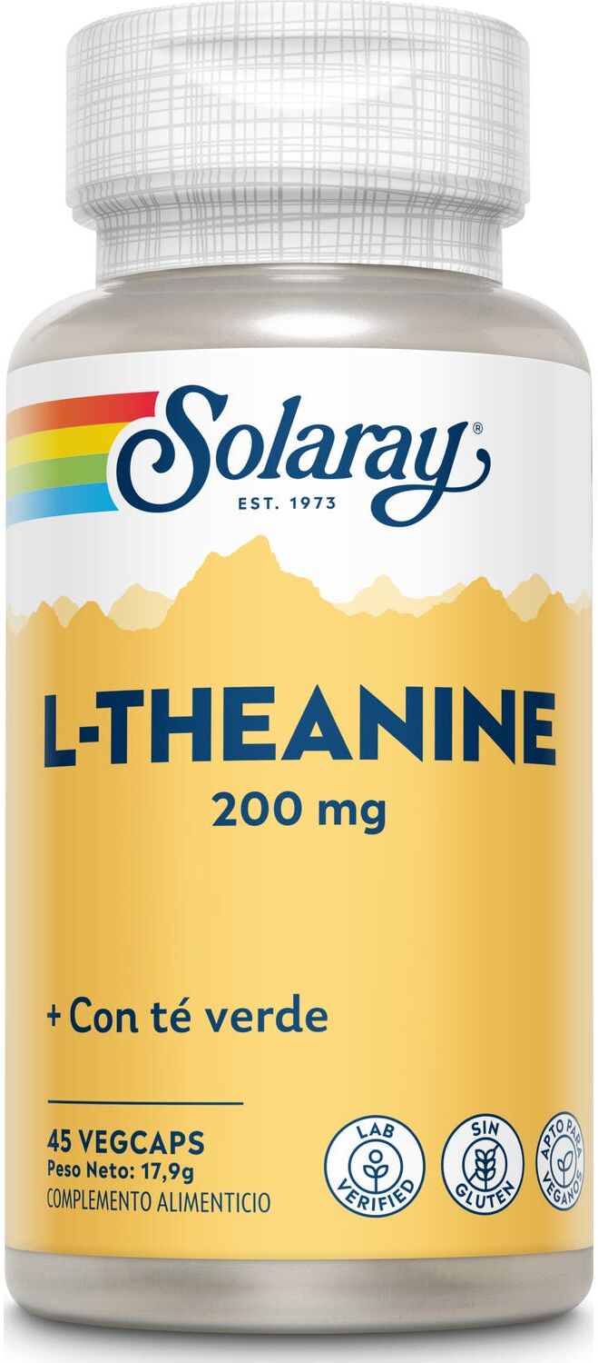 SOLARAY L-theanine 200mg 45cáps