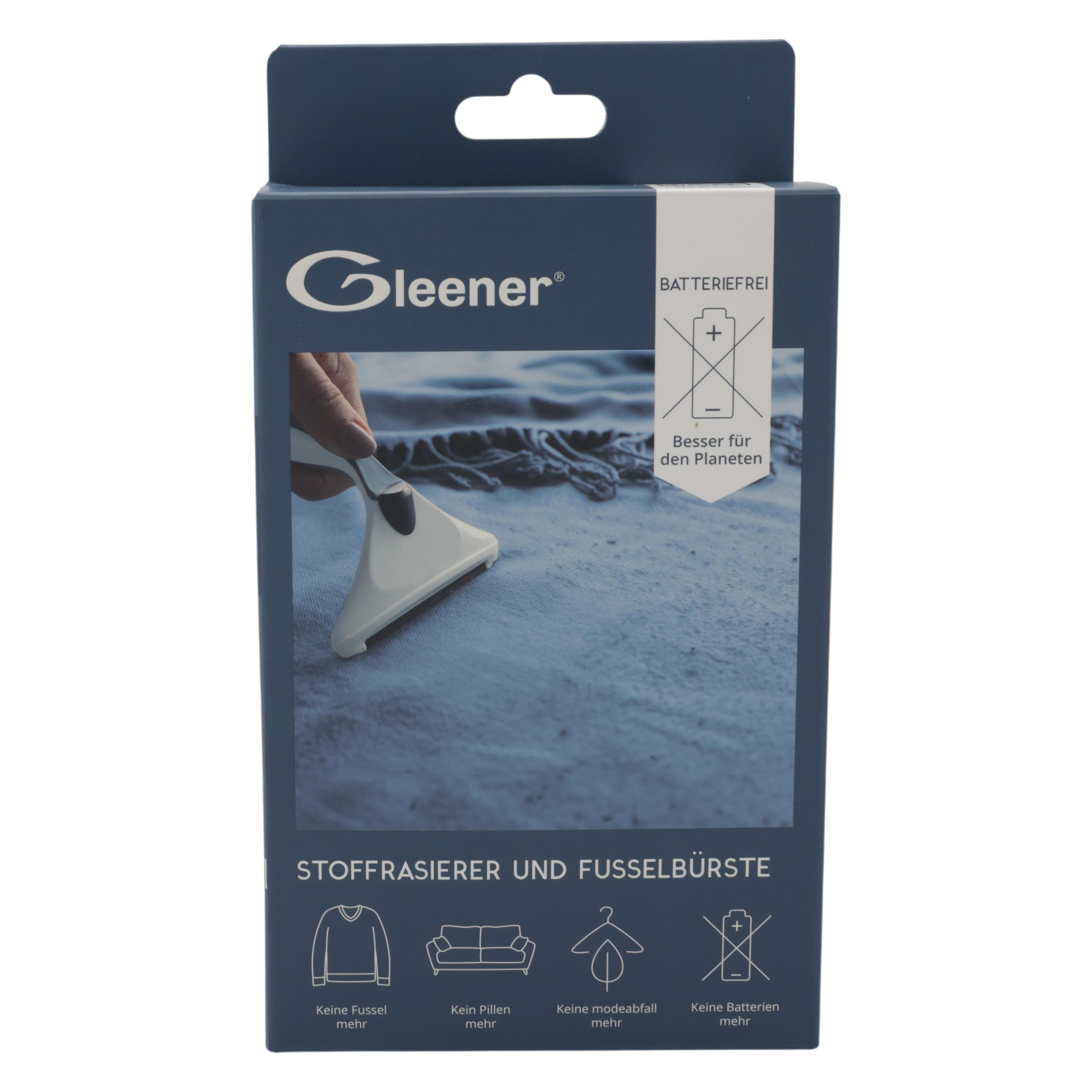 Gleener ORIGINAL 4-in-1 Fusselentferner und Fusselbürste blau (GLB-CT-INT)