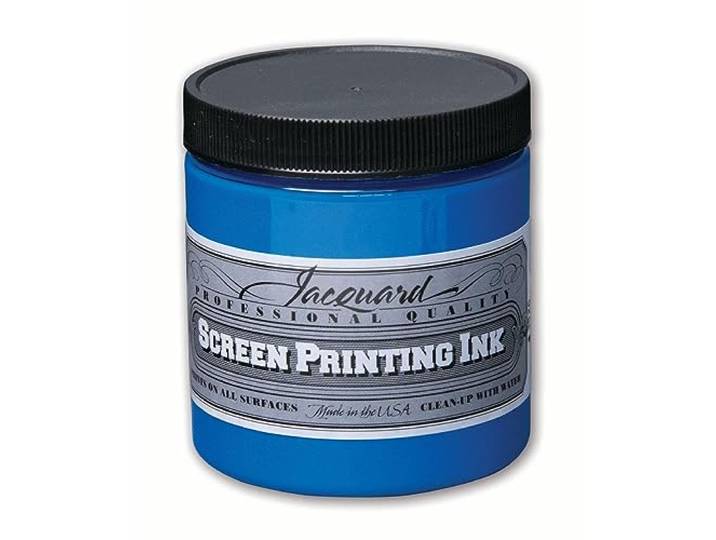 Jacquard Zeefdrukinkt, ondoorzichtig blauw, 4 oz